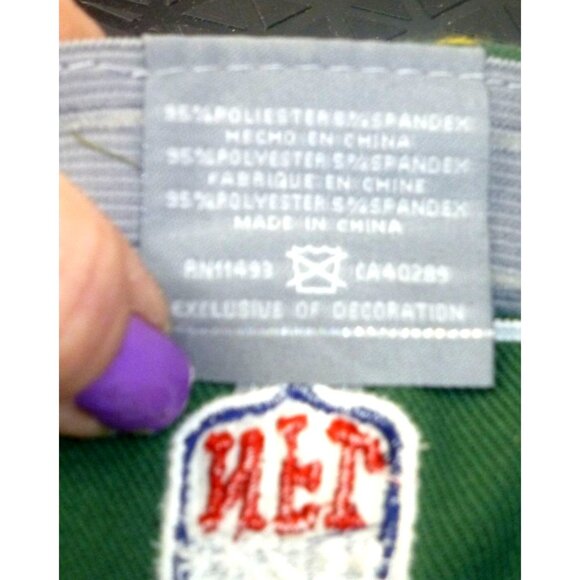 Green Bay Packers New Era 39Thirty Large-X Large NFL Stretch Fit Cap Green & Yel - Picture 10 of 10